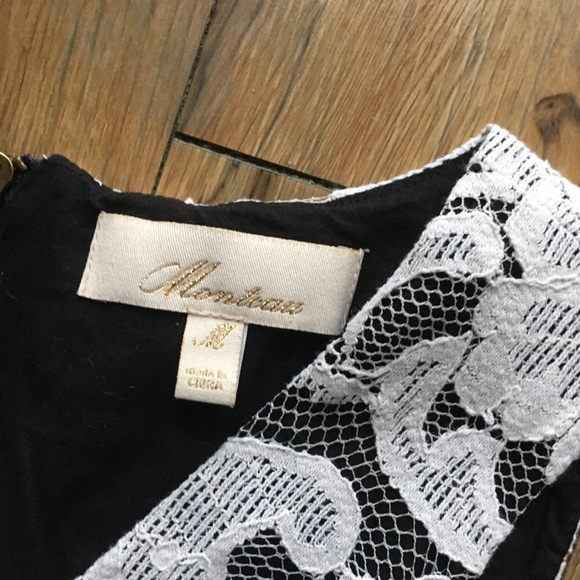 EUC MONTEAU White Lace Sleeveless Skater Mini Dress - Picture 3 of 9